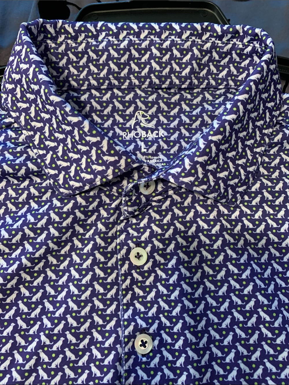 Rhoback Men's  Polo Shirt - Picture 9 of 13